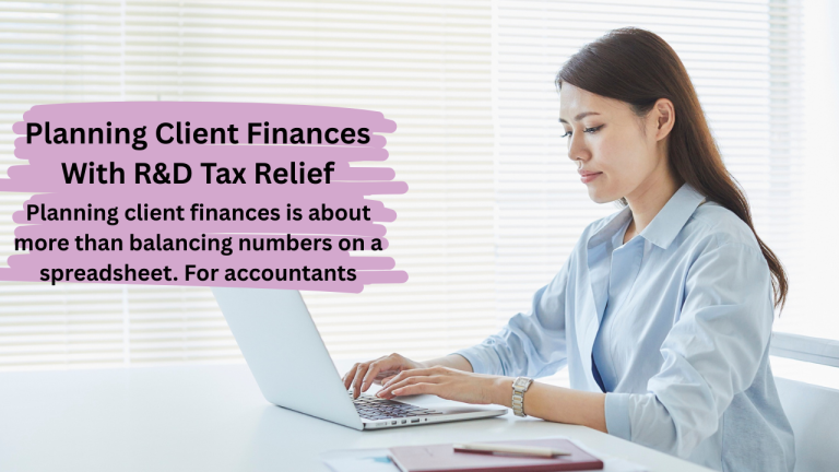 Planning client finances with R&D tax relief