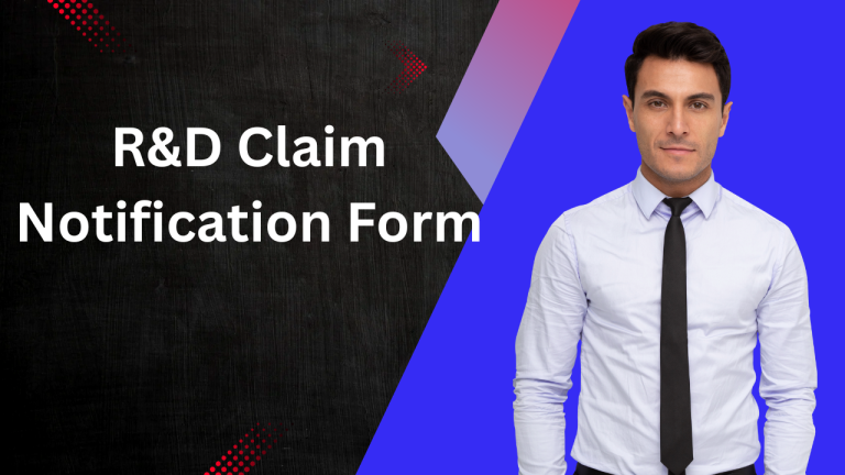 R&D claim notification form